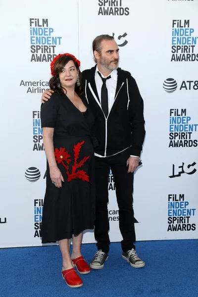 Los Ángeles Feb Lynne Ramsay Joaquin Phoenix Los Premios Film —  Fotos de Stock
