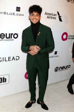 Elton John Oscar görüntüleme parti