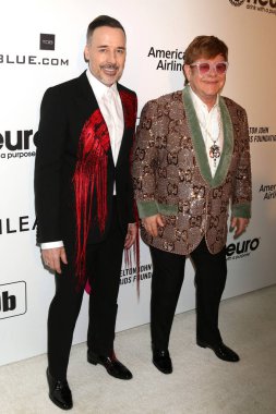 Elton John Oscar görüntüleme parti