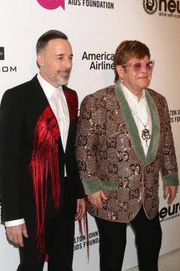 Elton John Oscar görüntüleme parti