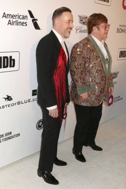 Elton John Oscar görüntüleme parti