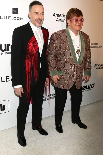 Elton John Oscar visning Party — Stockfoto