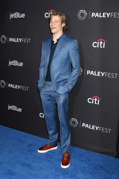 Los Angeles Mar Lucas Till Paleyfest Hawaii Five Macgyver Magnum — Stock Photo, Image