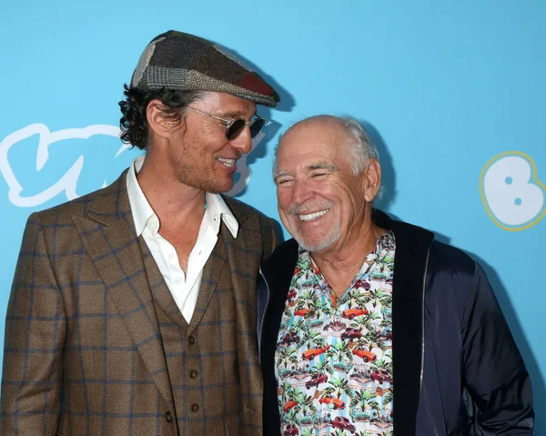 Los Angeles Mar Matthew Mcconaughey Jimmy Buffett Premiera Bum Plaży — Zdjęcie stockowe