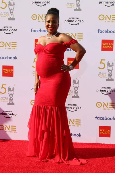 Los Angeles Mar Angel Moore 50Th Naacp Image Awards Arrivi — Foto Stock