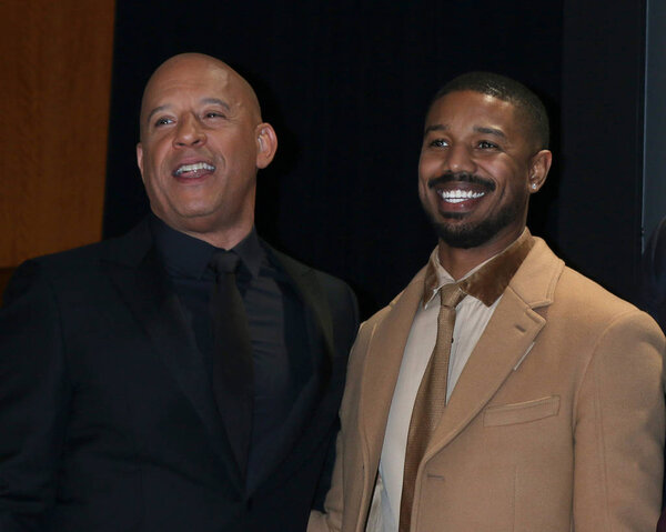 LOS ANGELES - MAR 30:  Vin Diesel, Michael B. Jordan at the 50th NAACP Image Awards - Press Room at the Dolby Theater on March 30, 2019 in Los Angeles, CA