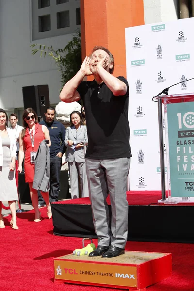 Billy Crystal mano e impronta Cerimonia — Foto Stock