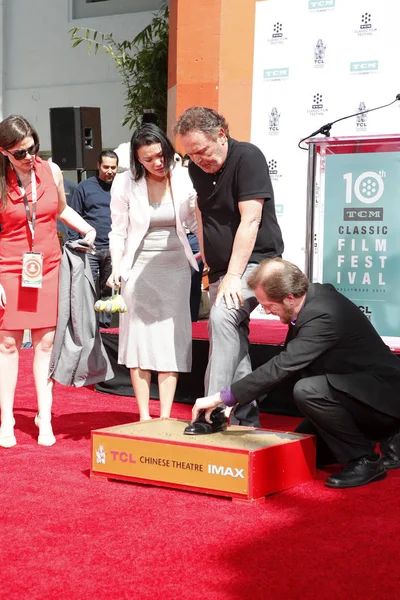 Billy Crystal hand och footprint ceremoni — Stockfoto