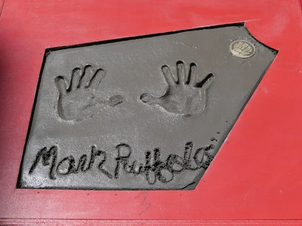 Avengers Cast Members Handprint Ceremony — Stock Photo, Image