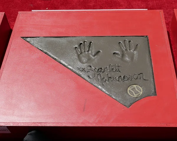 Avengers Cast Members Handprint Ceremony — Stock Photo, Image