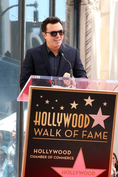 Ceremonia de Seth MacFarlane Star — Foto de Stock