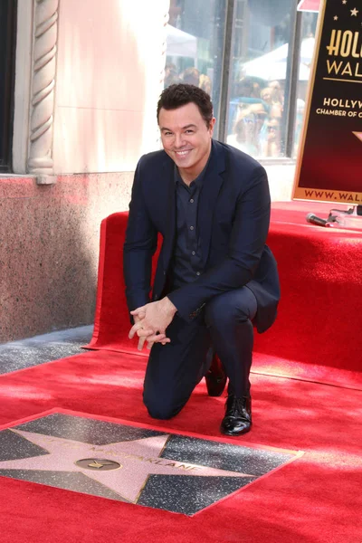 Ceremonia de Seth MacFarlane Star — Foto de Stock