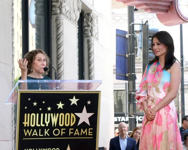 Lucy Liu Star Ceremony — Stock Photo, Image