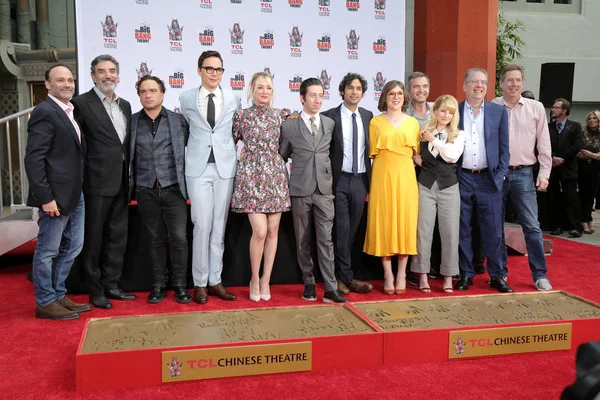 "The Big Bang Theory" Handprint Ceremony — Stock Photo, Image