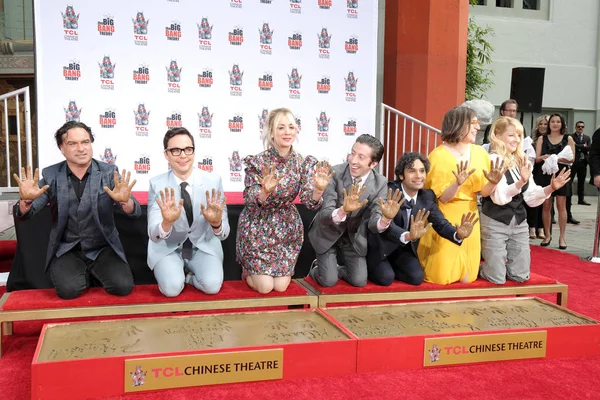 "The Big Bang Theory" Handprint Ceremony — Stock Photo, Image