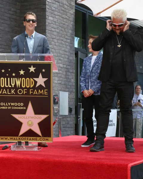 Ceremonia de Guy Fieri Star — Foto de Stock