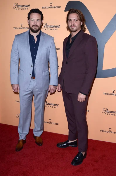 "Yellowstone "sezon 2 premiera party — Zdjęcie stockowe