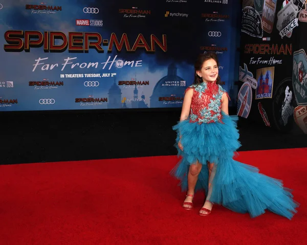 "Homem-Aranha Longe de Casa "Premiere — Fotografia de Stock