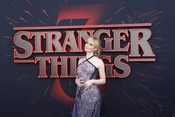"Stranger Things" Sezon 3 Dünya Prömiyeri — Stok fotoğraf