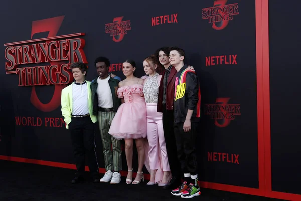 "Stranger Things "Temporada 3 Estreno Mundial —  Fotos de Stock