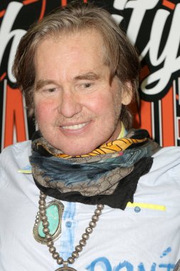 LOS ANGELES - JUL 8:  Val Kilmer at the Monster Energy $50K Charity Challenge Celebrity Basketball Game at the Pauley Pavillion on July 8, 2019 in Westwood, CA clipart