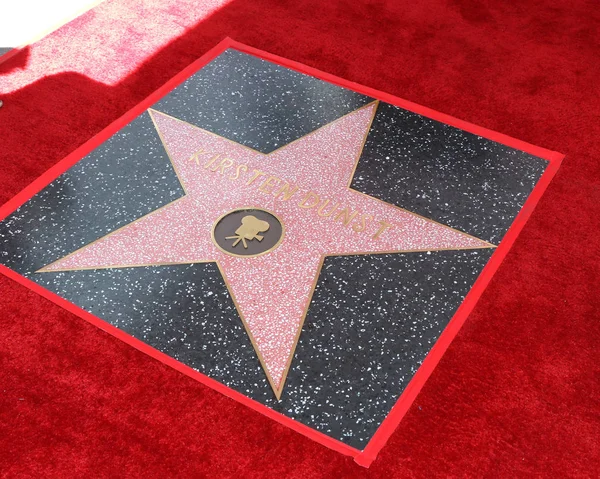 Kirsten Dunst Star Ceremony — Stock Photo, Image