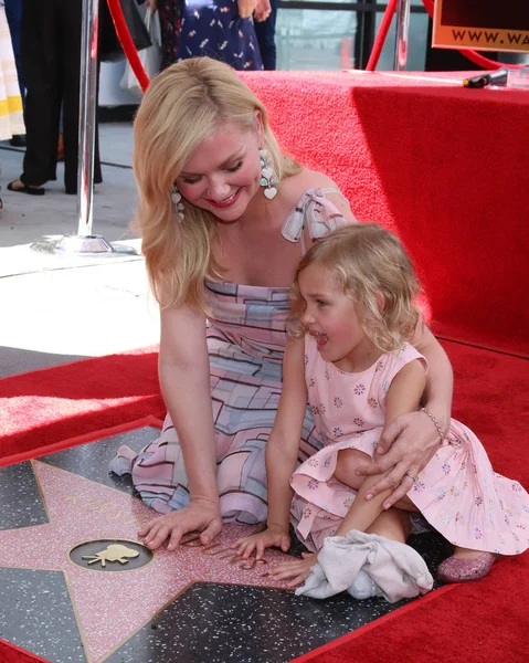 Kirsten Dunst Star Ceremony — Stock Photo, Image