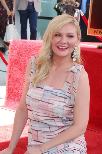 Ceremonia Kirsten Dunst Star — Foto de Stock