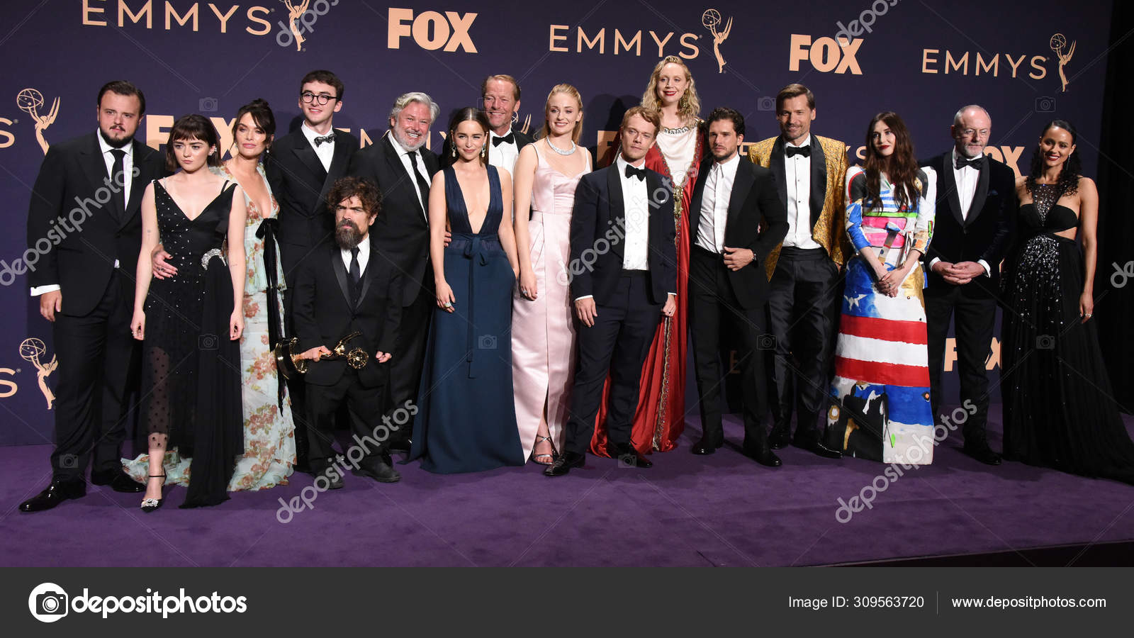 Emmy Awards 2019 Press Room Stock Editorial Photo