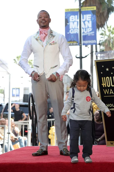 Terrence Howard Star ceremonie — Stock fotografie