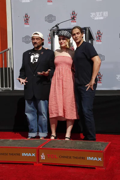 Kevin Smith And Jason Mewes Hand And Footprint Ceremony — Stock Photo, Image