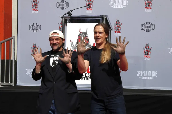 Kevin Smith And Jason Mewes Hand And Footprint Ceremony — ストック写真