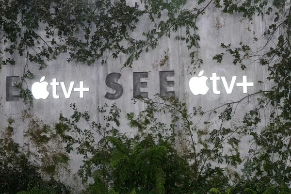 Apple Tv +的首映"See" — 图库照片
