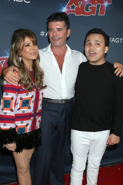 Los Ángeles Sep Paula Abdul Simon Cowell Kodi Lee America — Foto de Stock