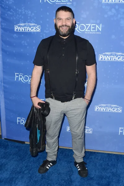 Guillermo Diaz Aralık 2018 Los Angeles Pantages Tiyatrosu Nda Donmuş — Stok fotoğraf