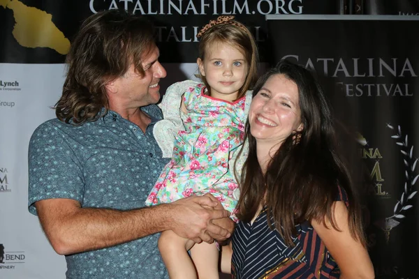 Los Angeles Sep Pat Mcgee Familie Het Catalina Film Festival — Stockfoto