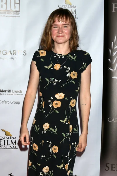 Los Angeles Sep Emma Cataldo Catalina Film Festival Drive Thru — Stockfoto