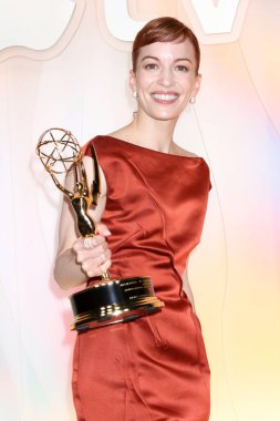 LOS ANGELES - SEP 14: Britt Lower 14 Eylül 2025 'te Ysabel' deki AppleTV + Post Emmy Partisi 'nde Batı Hollywood, CA