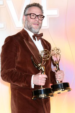 LOS ANGELES - 14 EP: Seth Rogen 14 Eylül 2025 'te Ysabel' deki AppleTV + Post Emmy Partisi 'nde Batı Hollywood, CA