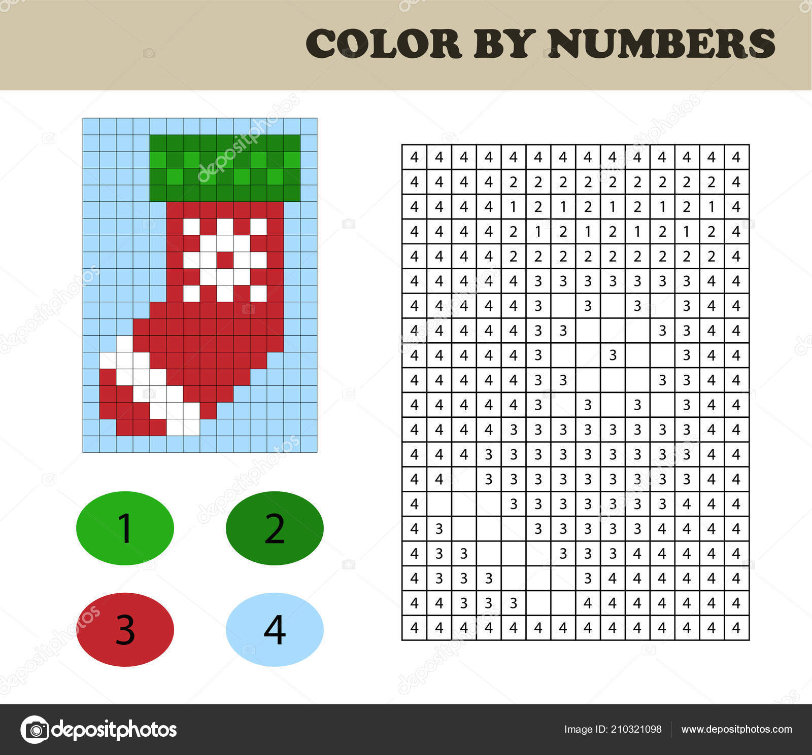 Colorir com números – Jogos da Escola