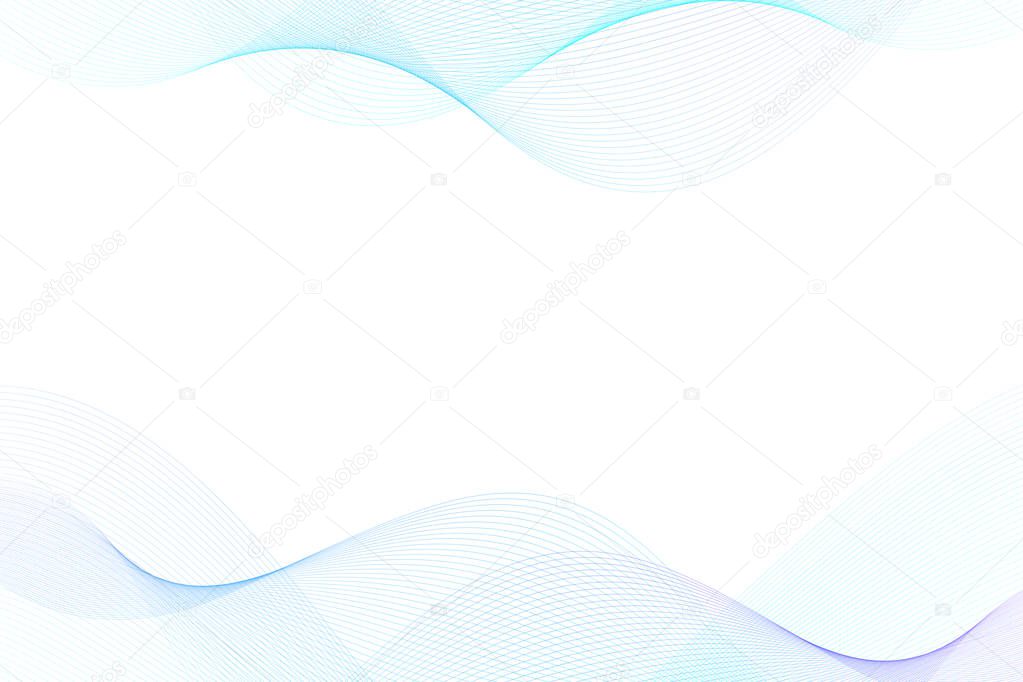 Abstract wave background. Geometric template for your design brochure, flyer, report, website, banner. Vector illustration.