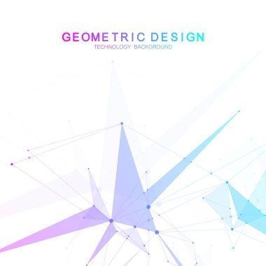 Tıp, bilim, teknoloji, Kimya için bilimsel molekül arka plan. Duvar kağıdı veya afiş bir Dna molekülleri ile. Vektör geometrik dinamik çizim.