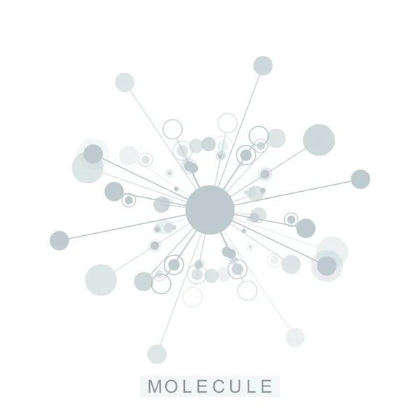 Pictogram-molecuul logo sjabloon, wetenschap genetica logo, Dna-helix. Genetische analyse, onderzoek biotech code Dna moleculen. Biotechnologie genoom chromosoom. Vectorillustratie — Stockvector