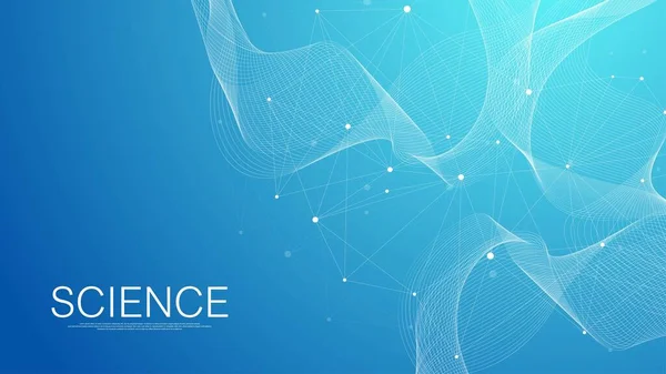 Mavi arkaplanda soyut dijital ağ bağlantı yapısı. Yapay zeka ve mühendislik teknolojisi konsepti. Küresel ağ Big Data, Hatlar pleksus, minimum dizi. Vektör illüstrasyonu.