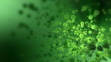 Kabarcıkları ile renkli arka plan. Arka plan, seçici odak