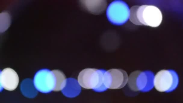 在音乐会舞台上移动的彩色聚光灯 — 图库视频影像