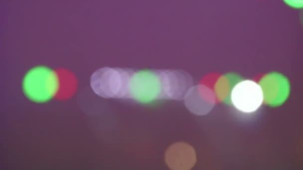 在音乐会舞台上移动的彩色聚光灯 — 图库视频影像