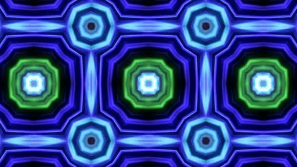 Colorful Abstract Kaleidoscope Background — Stock Video
