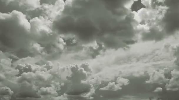 Dramatischer Himmel Zeitraffer — Stockvideo