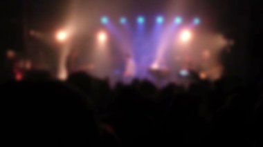 Konser kalabalık, fanlar, rock konseri